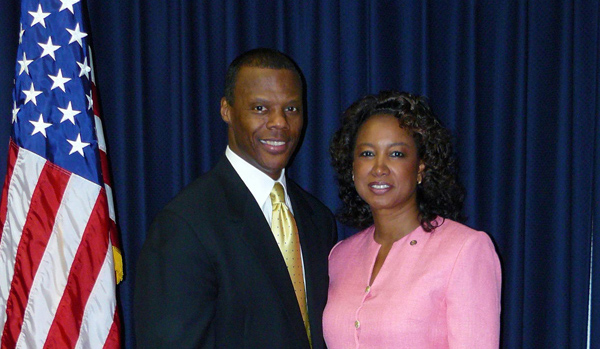 Jennifer and Congressman J.C. Watts
