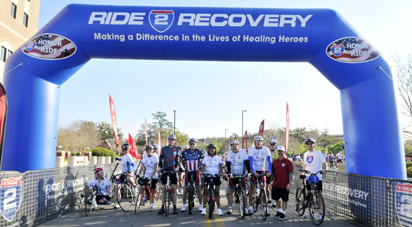 Jennifer participated in Ride 2 Recovery with Disabled Veterans
